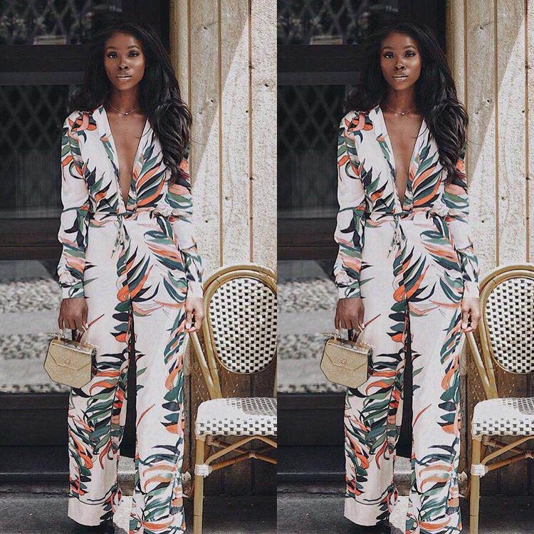 Printed jumpsuit