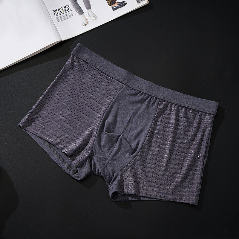 Silky mesh boxer briefs 4 piece sets