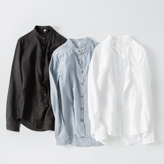 Linen long sleeve shirt