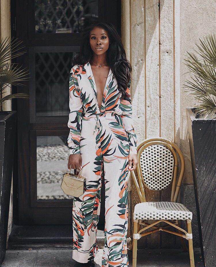 Printed jumpsuit