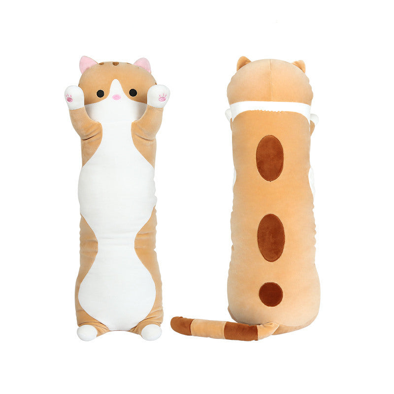 Plush Cat Doll Long Pillow