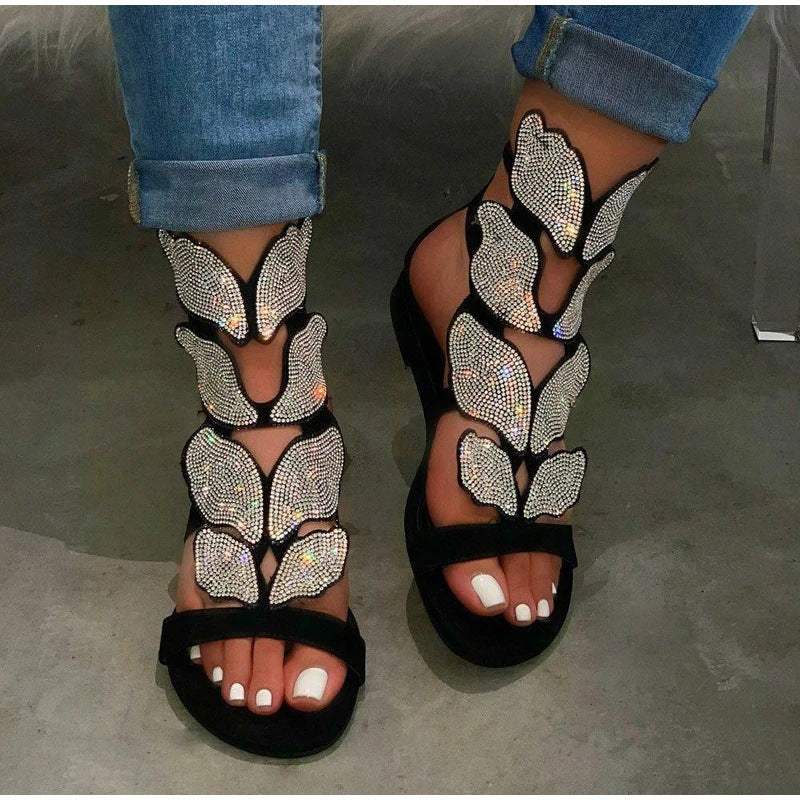 Flat Butterfly Sandals