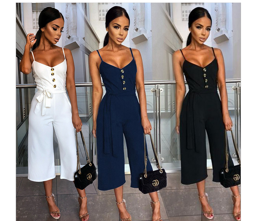 New Sexy halter straps jumpsuit