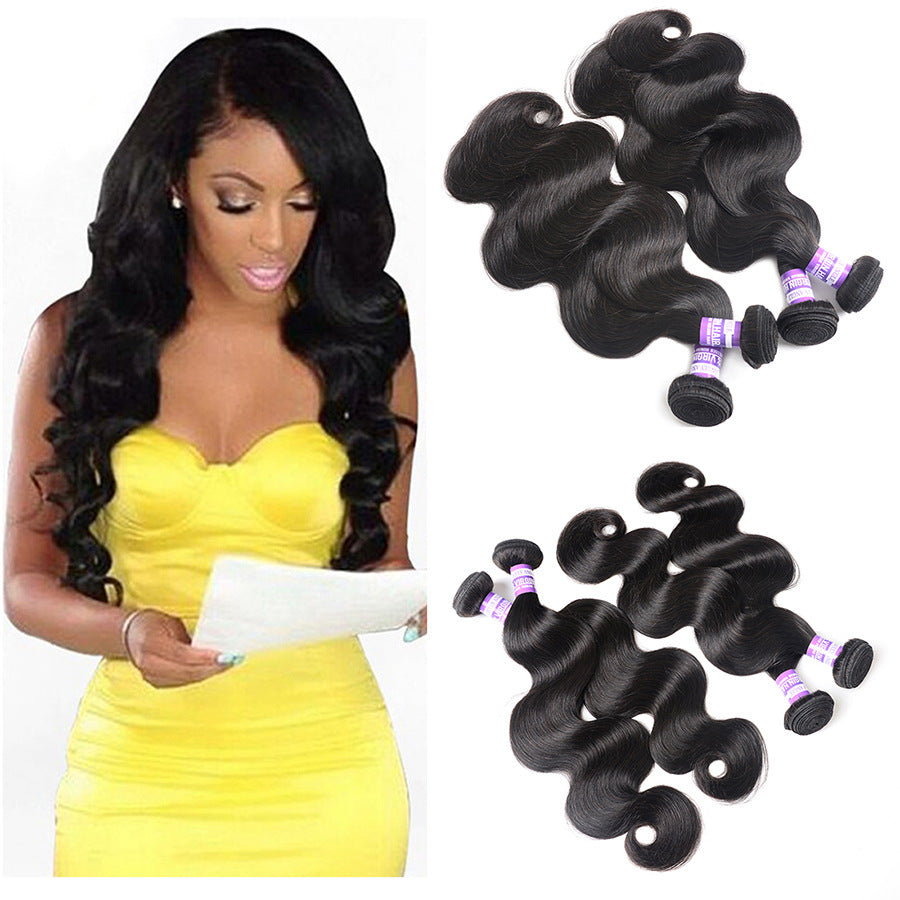 Human hair weave body wavy hair Bundles