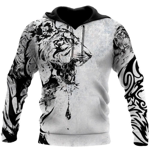 Cool Animal Print Hoodie