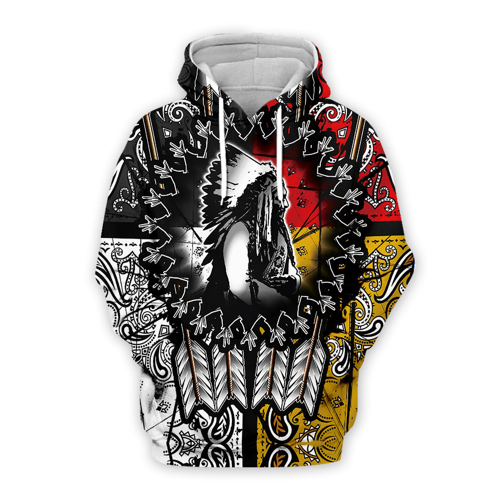 Digital Printed Men Sweatshirt Hoodie