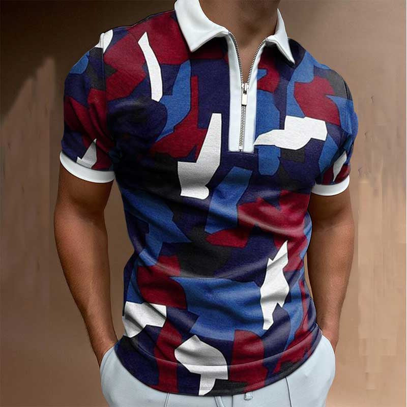 Men Polo Shirt Short-Sleeved