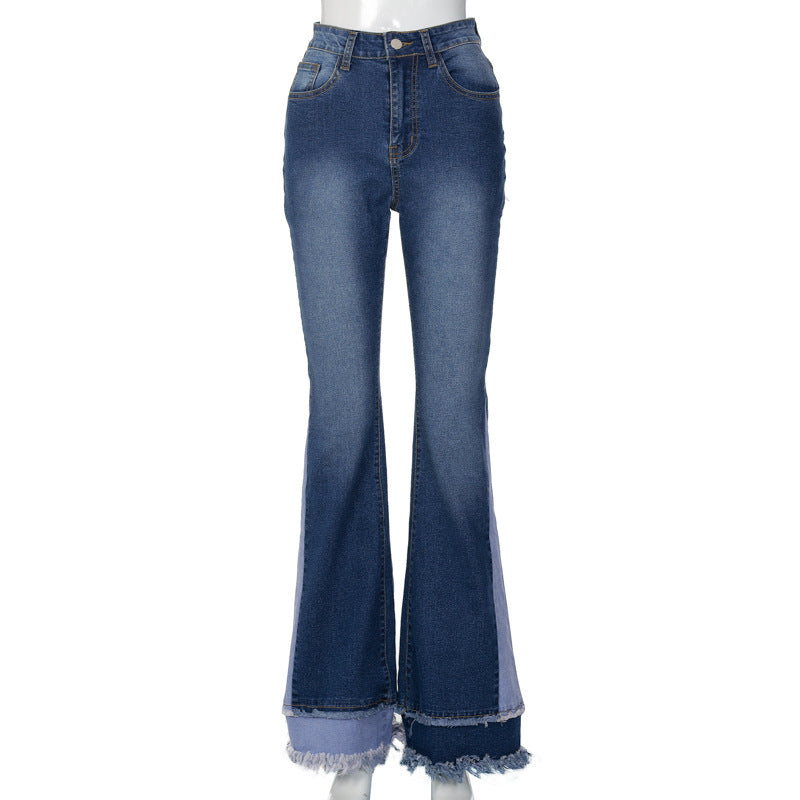 Women's High-rise Slim-fit Wide-leg Jeans