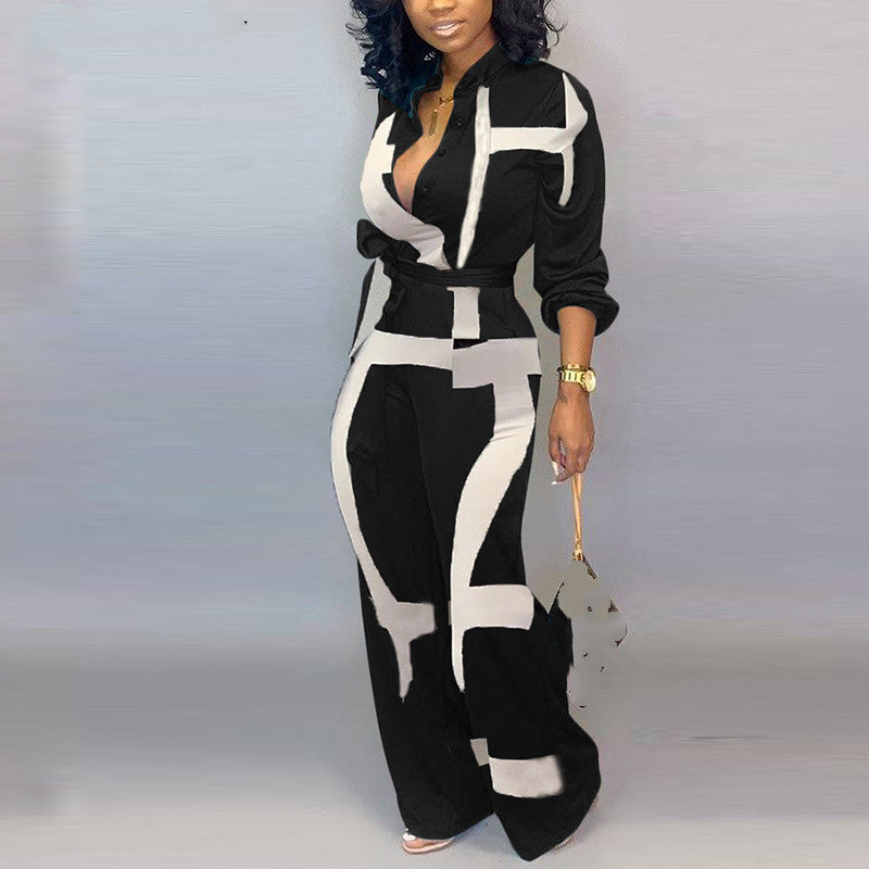 Hot print Jumpsuit